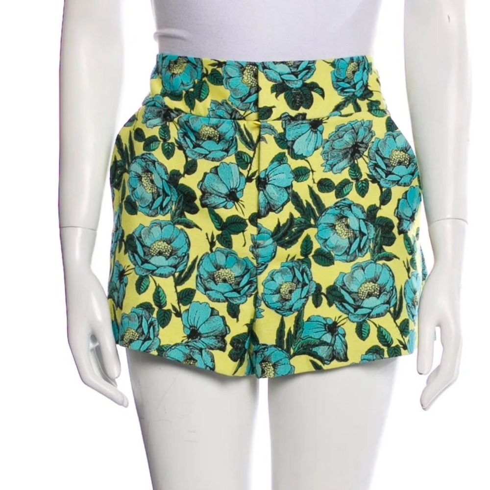 Alice + olivia floral shorts